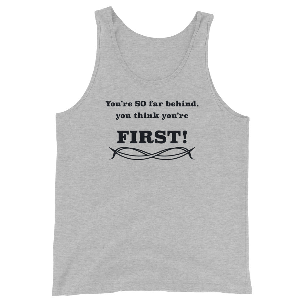 Thin You're First Men's Staple Tank Top