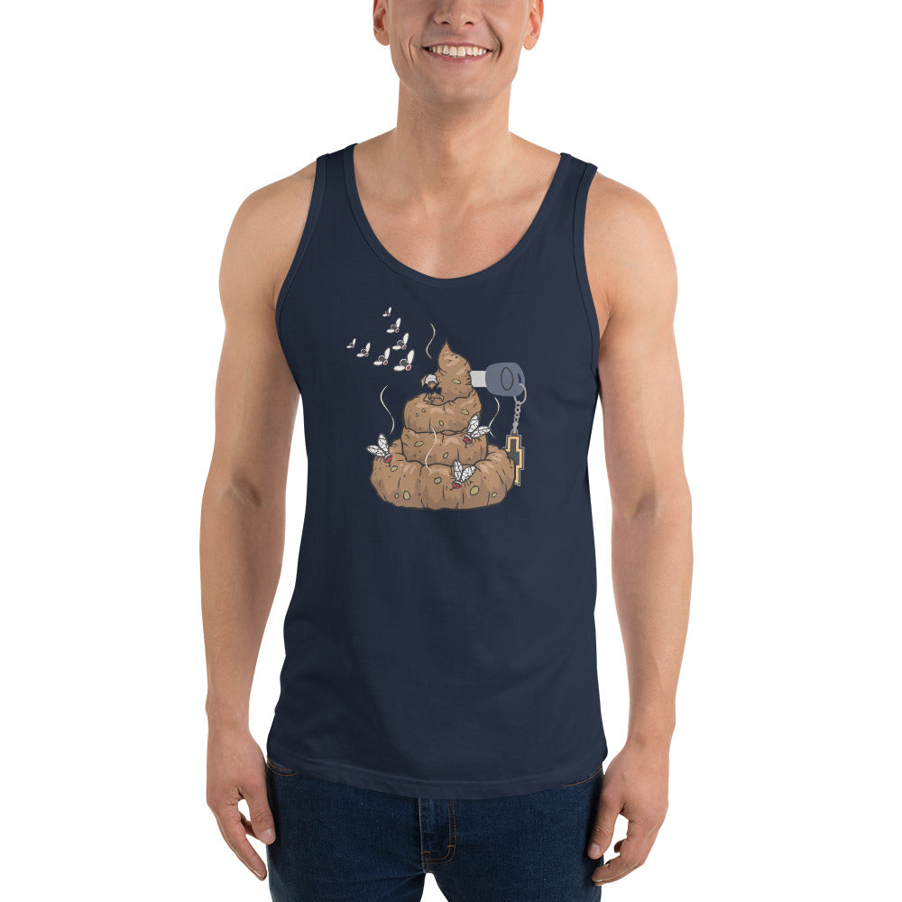 Piece a Poop Chevy Men's Staple Tank Top