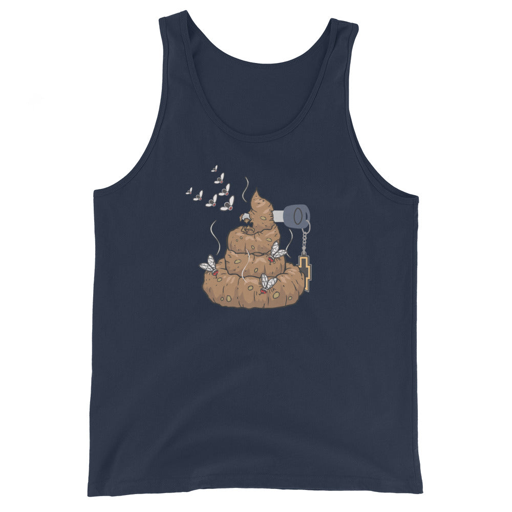 Piece of Poop Chevy Men's Staple Tank Top