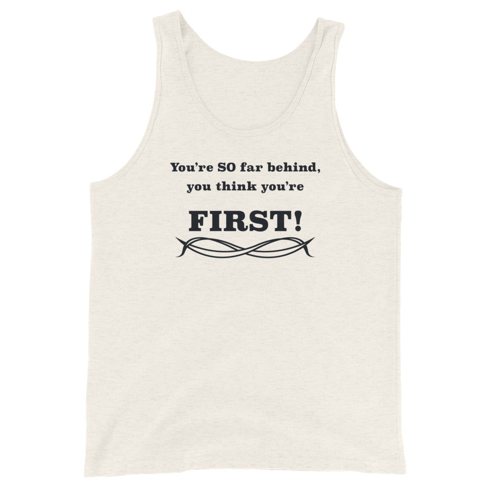 Thin You're First Men's Staple Tank Top