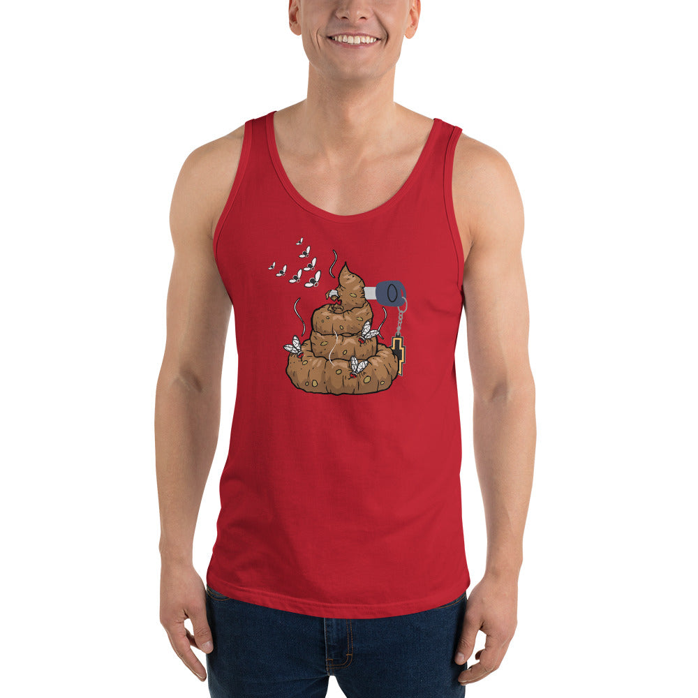Piece a Poop Chevy Men's Staple Tank Top