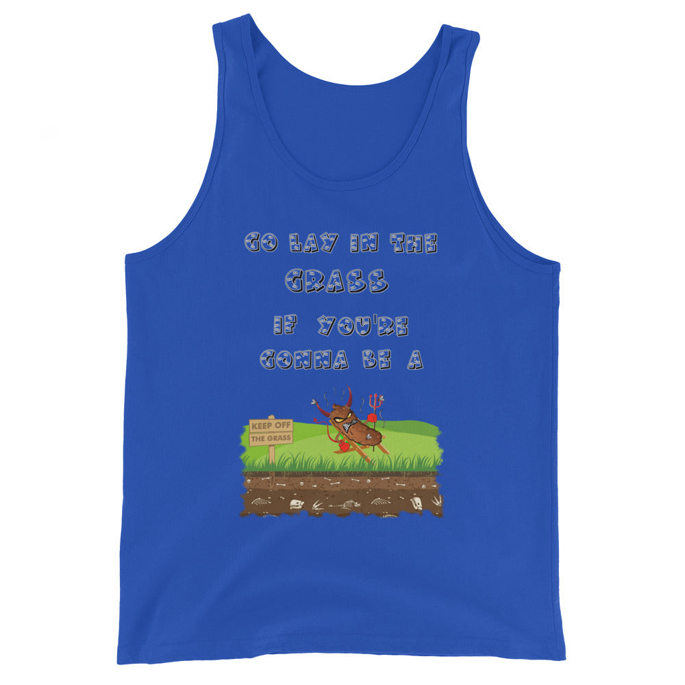 Lay in Grass Men's Staple Tank Top