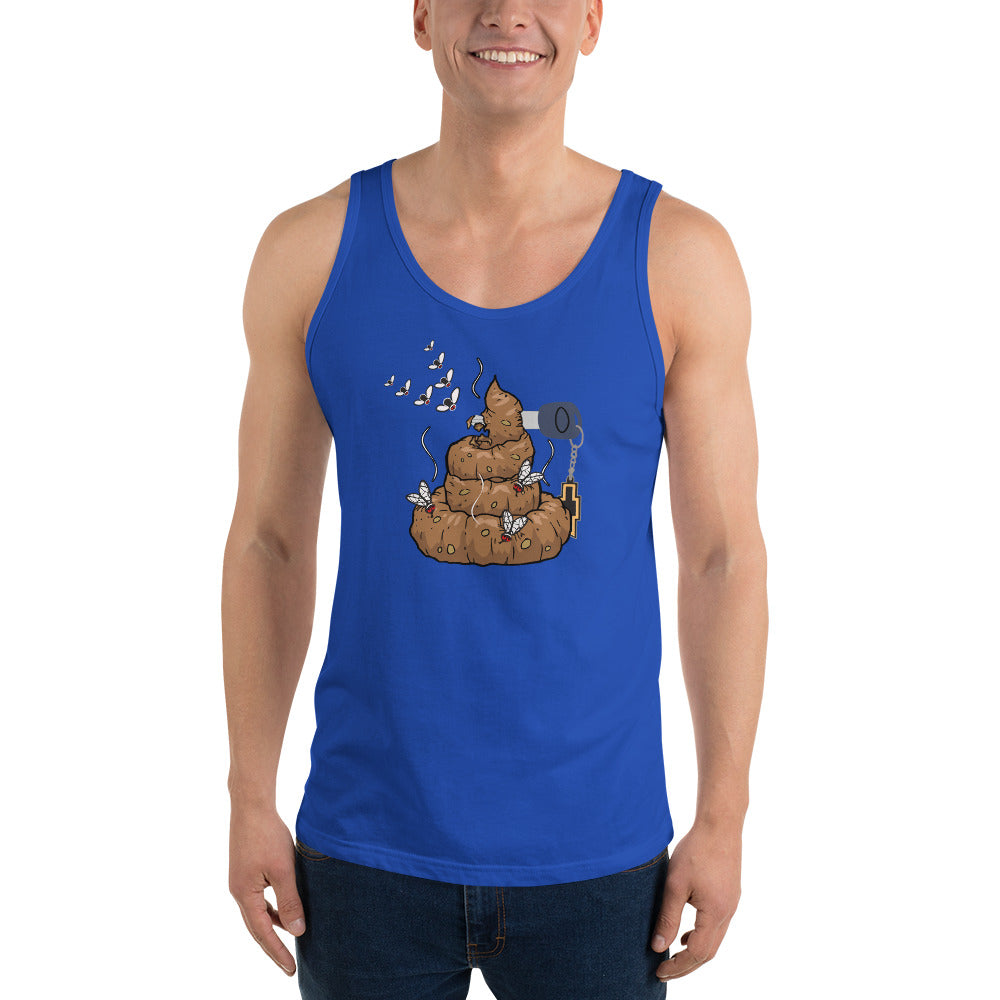 Piece a Poop Chevy Men's Staple Tank Top