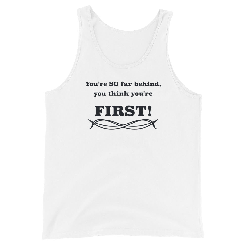 Thin You're First Men's Staple Tank Top
