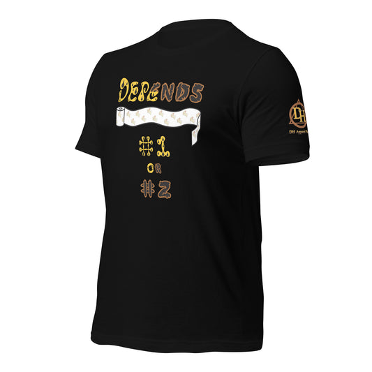 1 or 2? Unisex t-shirt