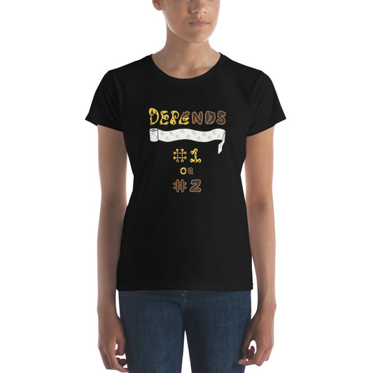 1 or 2?  Women's short sleeve t-shirt