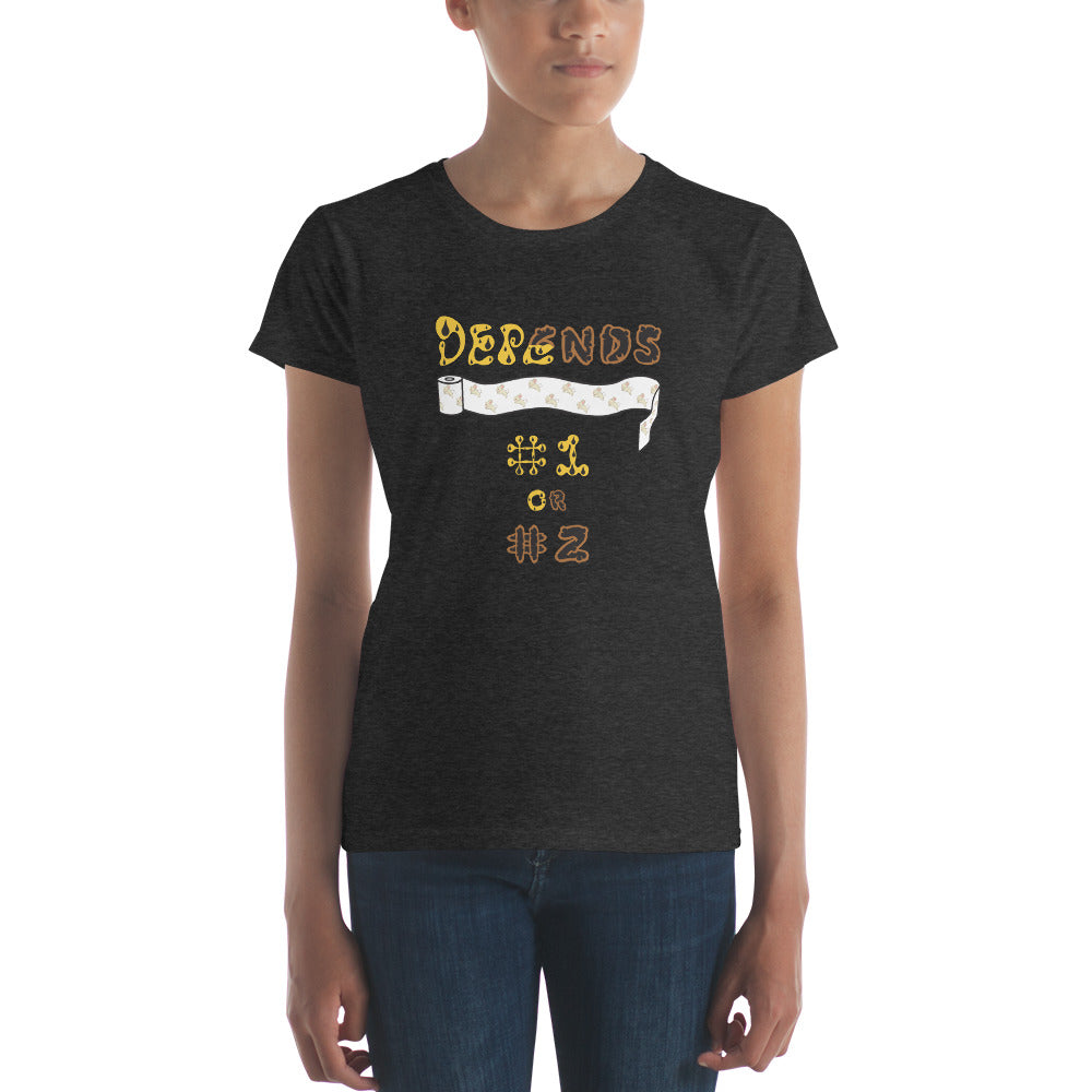 1 or 2?  Women's short sleeve t-shirt