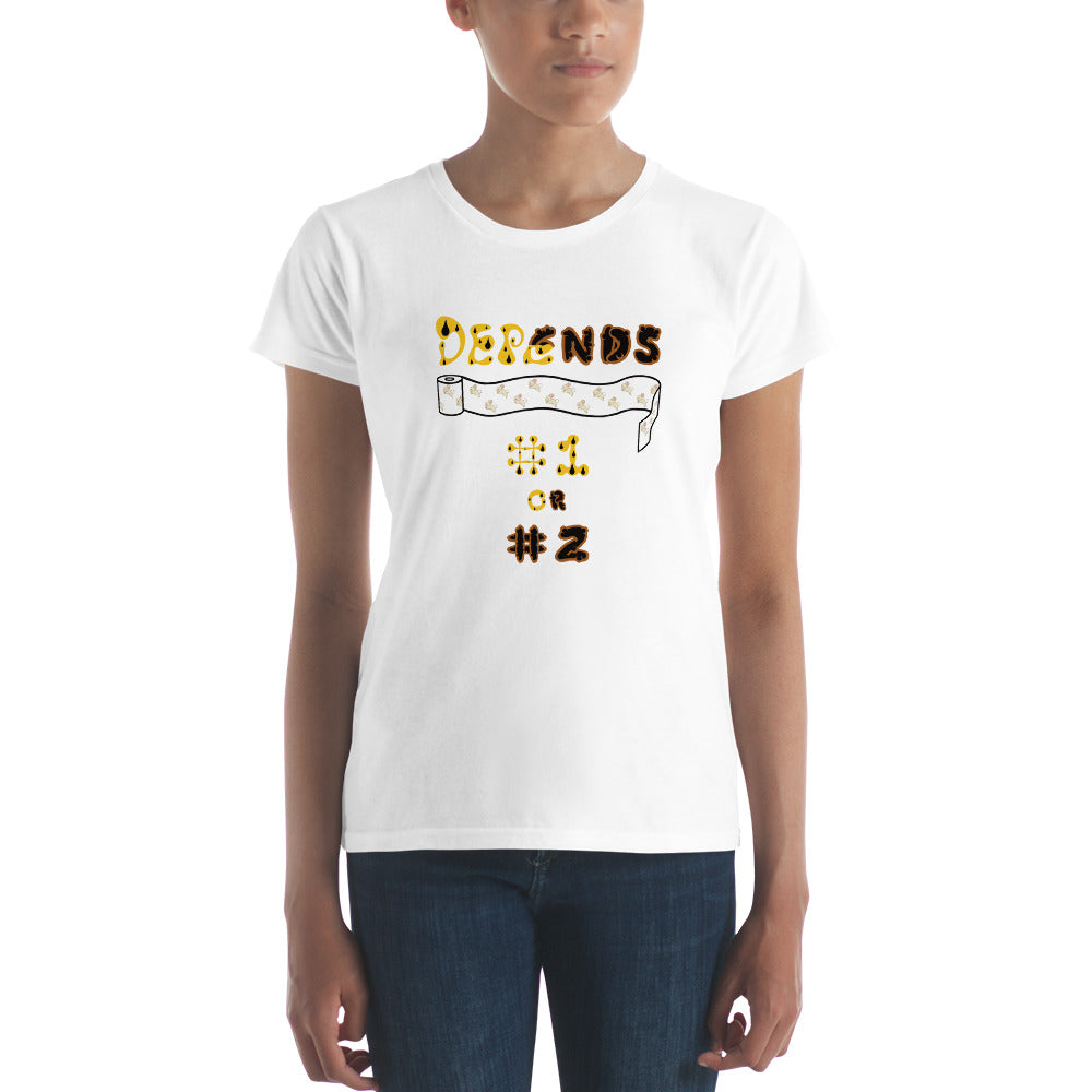 1 or 2?  Women's short sleeve t-shirt