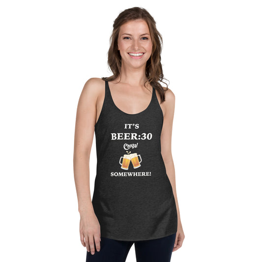 Beer 30 Women's Racerback Tank