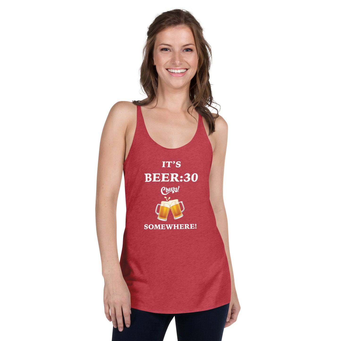 Beer 30 Women's Racerback Tank