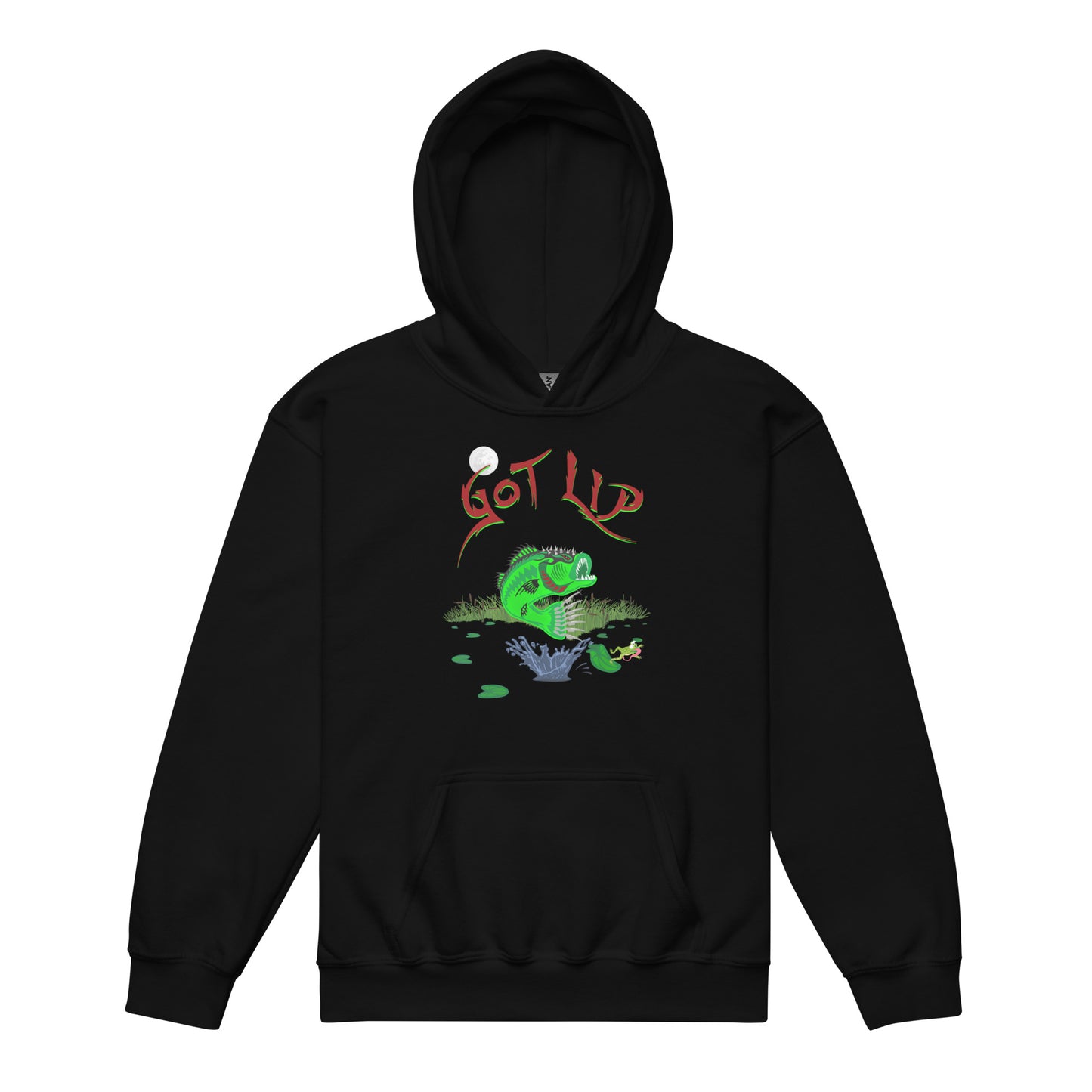 Got Lip Warrior Bass Youth heavy blend hoodie