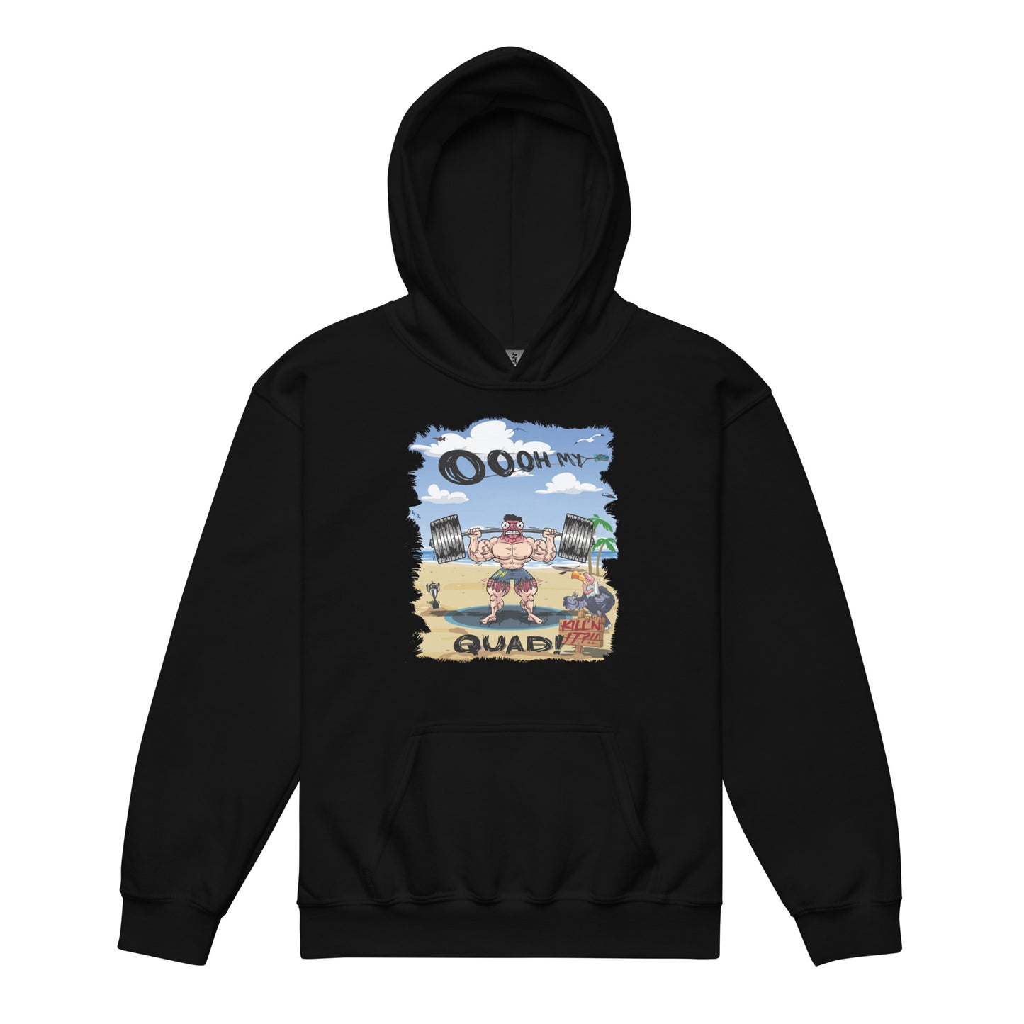 Quad Beach Youth heavy blend hoodie