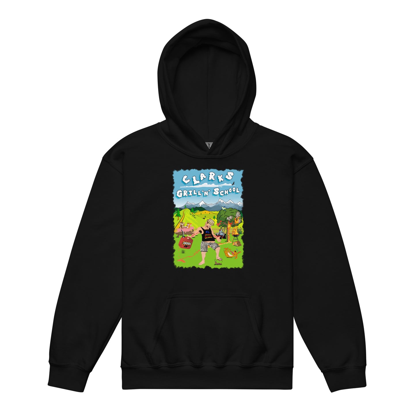 BBQ School Youth heavy blend hoodie