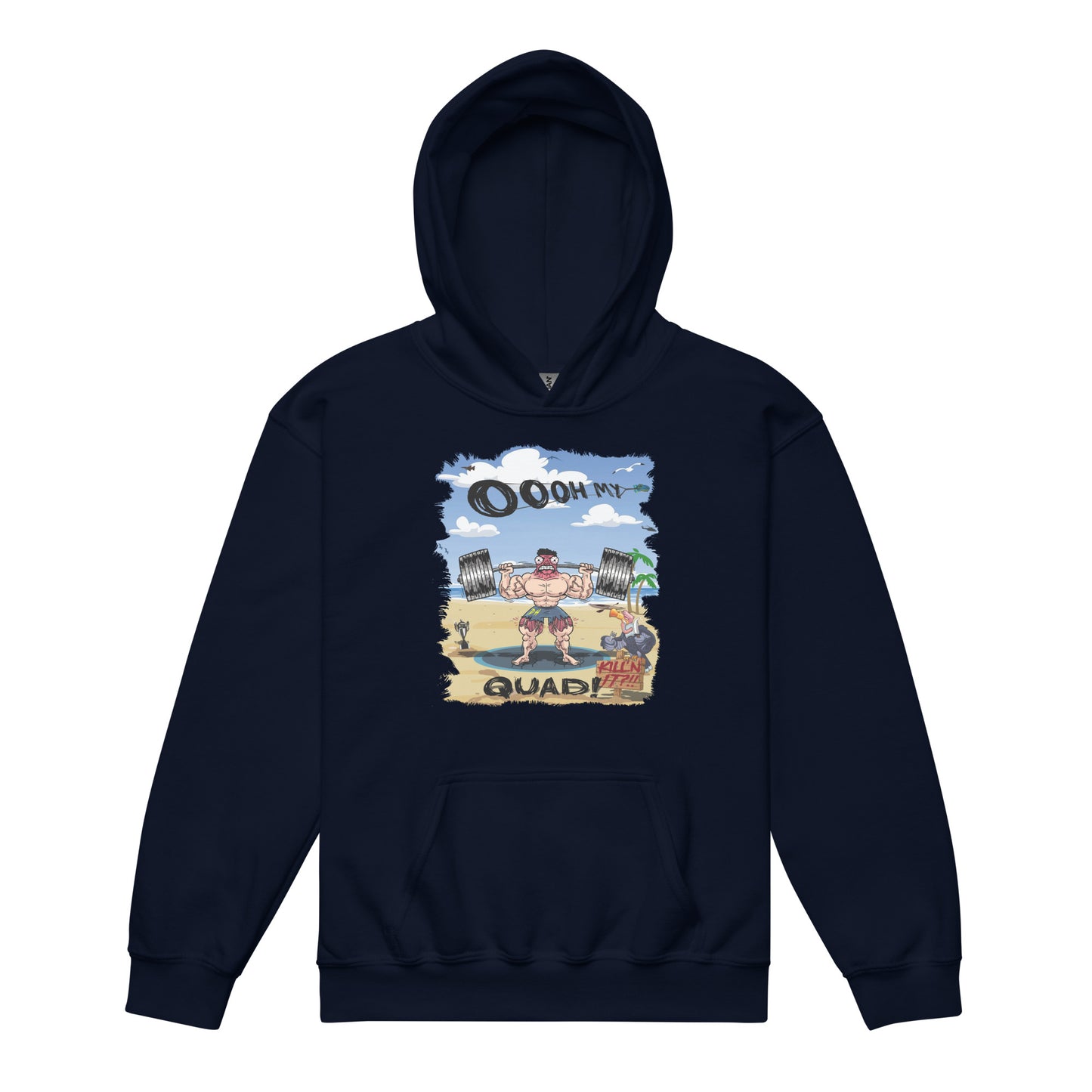 Quad Beach Youth heavy blend hoodie