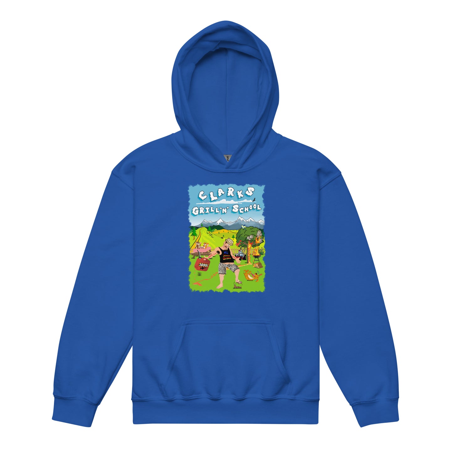 BBQ School Youth heavy blend hoodie