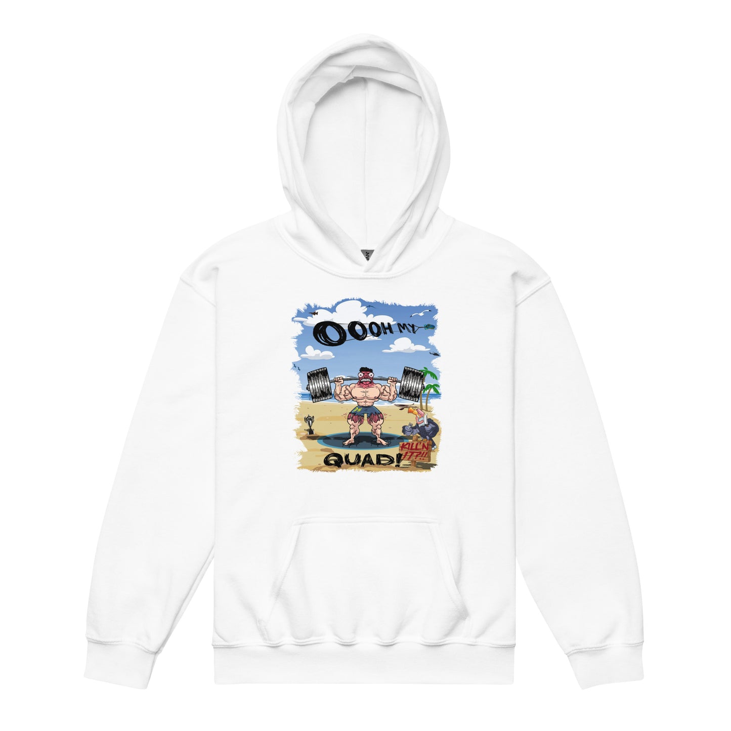 Quad Beach Youth heavy blend hoodie