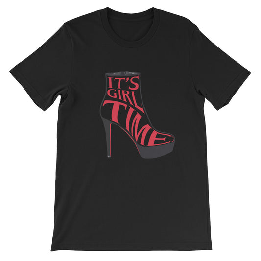 Girl Time Heel  Ladies Short-Sleeve T-Shirt