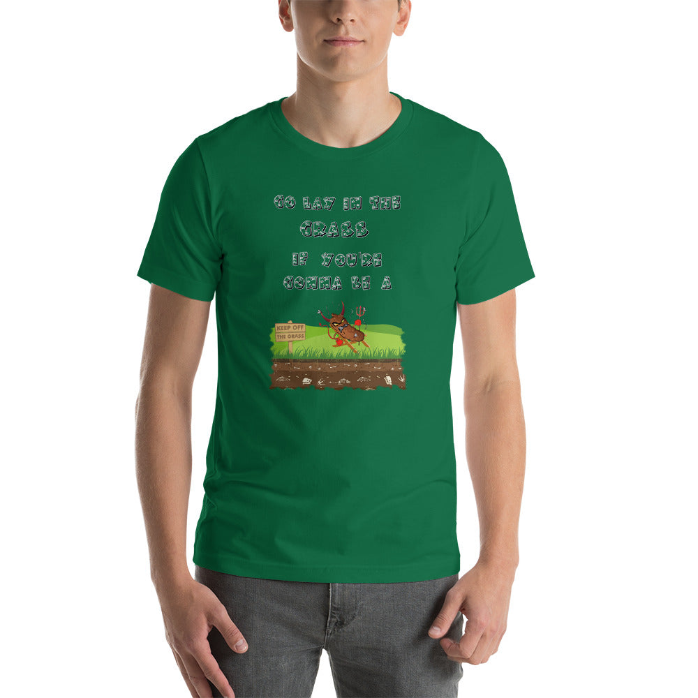 Lay in Grass Short-Sleeve Unisex T-Shirt