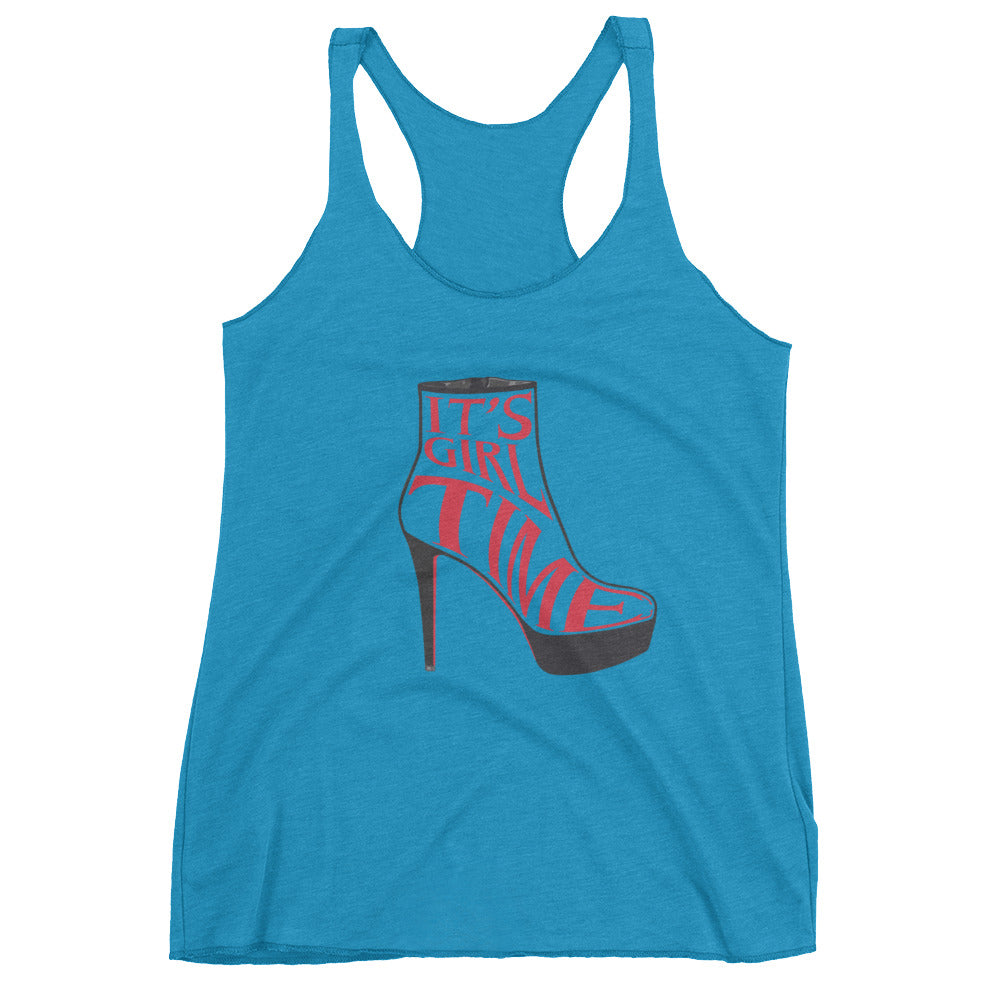Girl time Heel Women's Racerback Tank