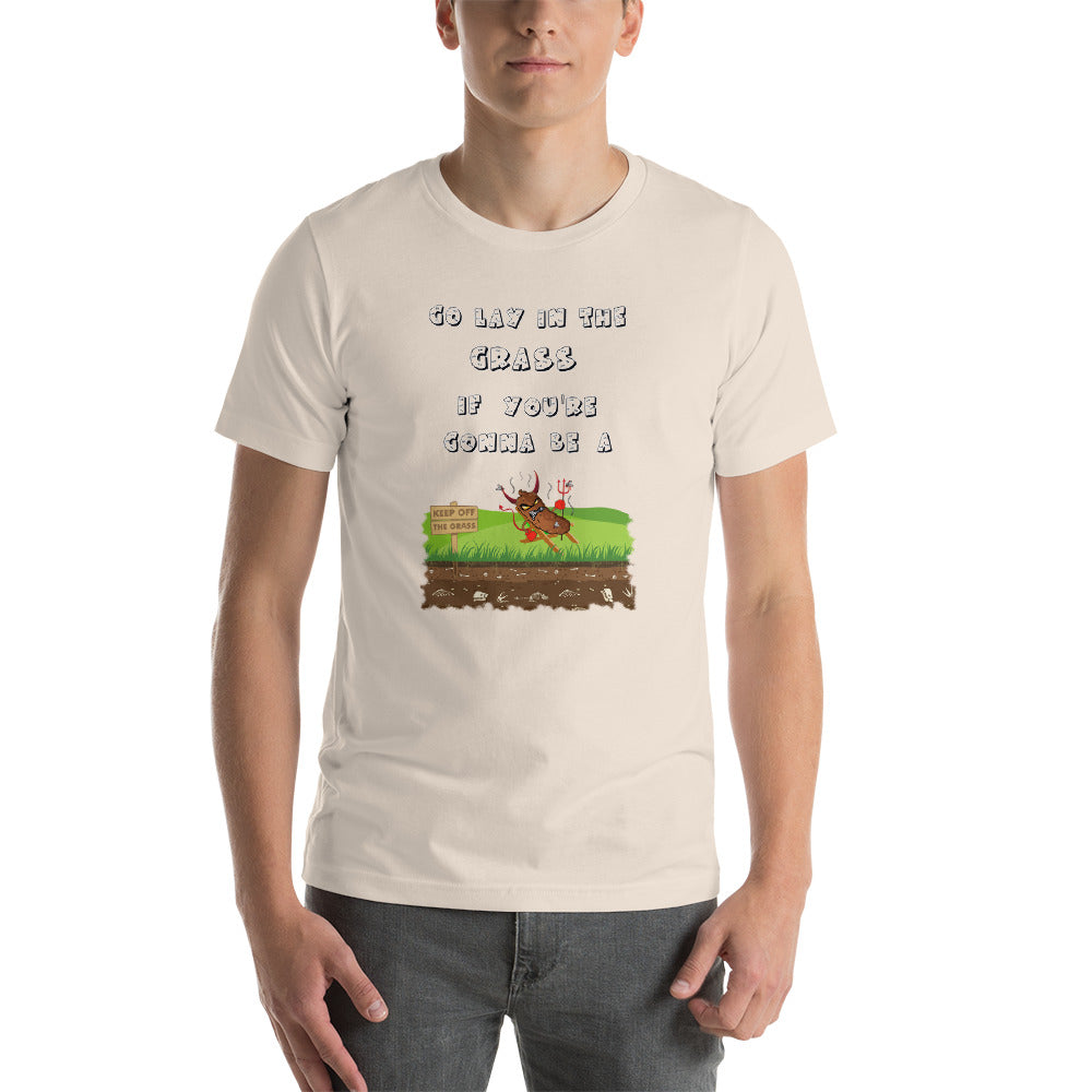 Lay in Grass Short-Sleeve Unisex T-Shirt
