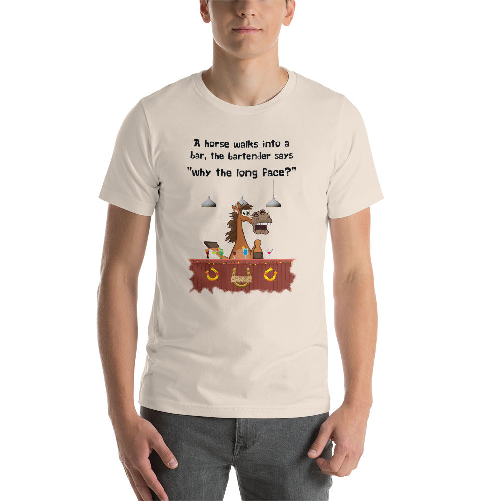 Horse & Bar Short-Sleeve Unisex T-Shirt