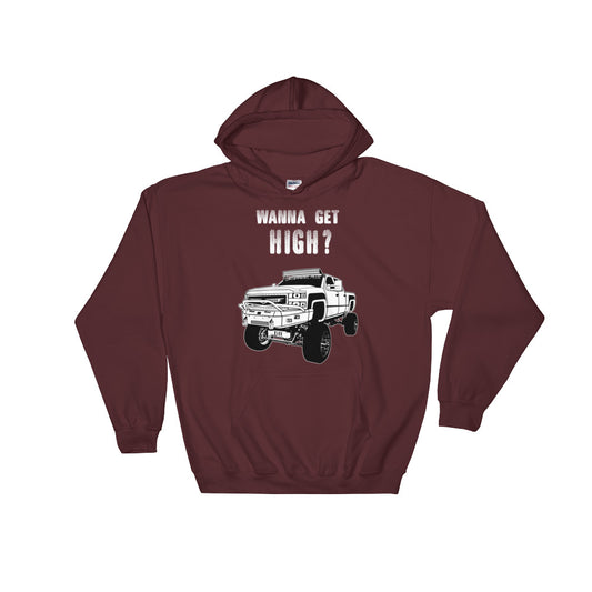 Get High Truck Hooded Sweatshirt