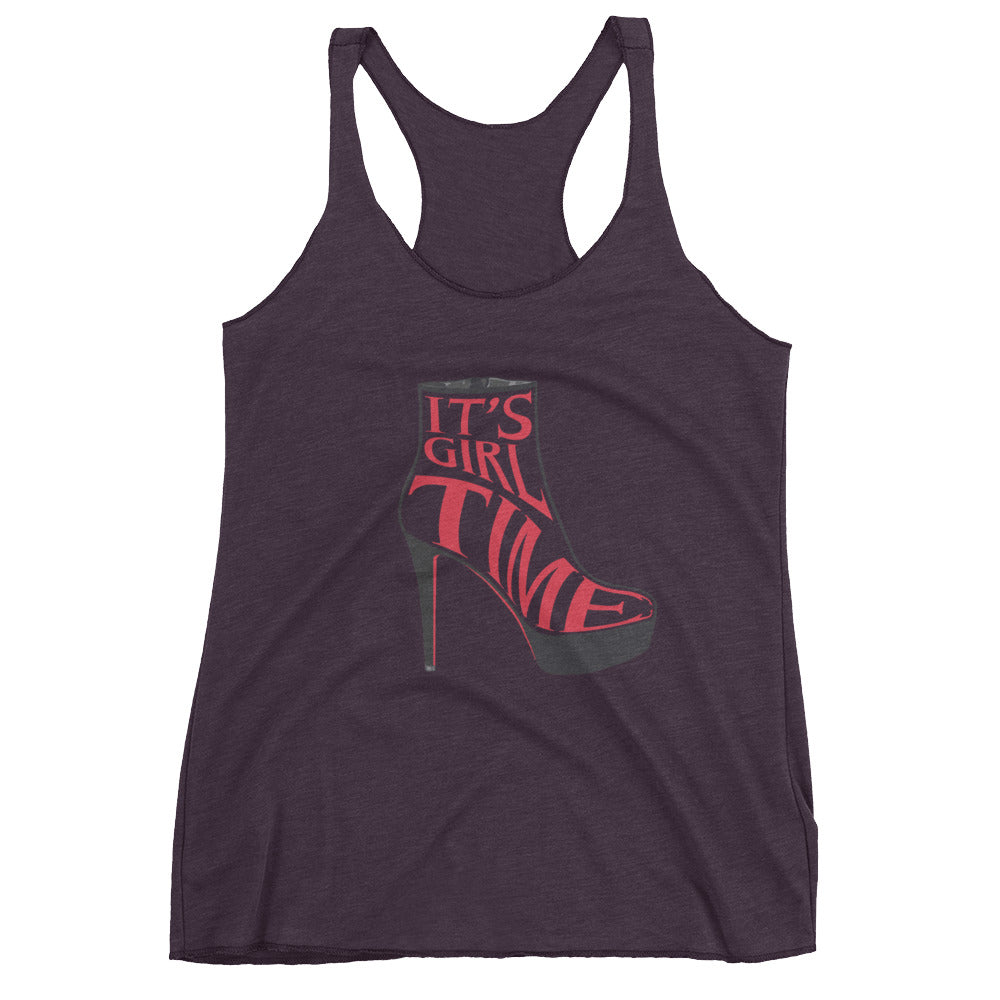 Girl time Heel Women's Racerback Tank