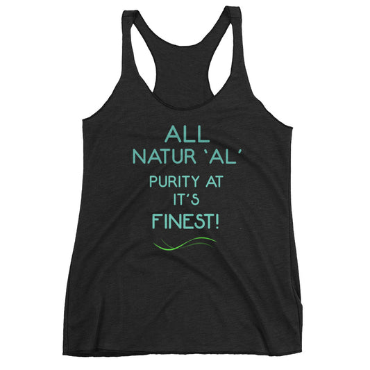 All natural Women's Racerback Tank