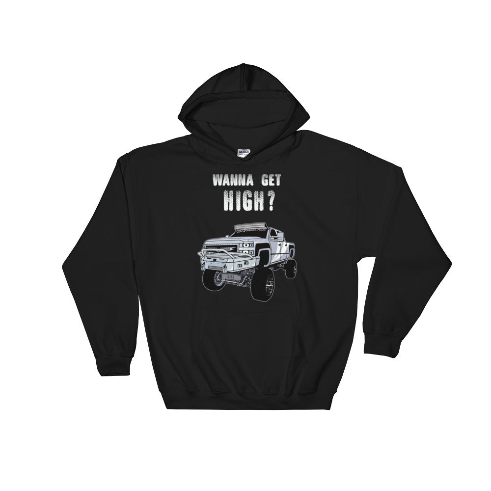 Get High Truck Hooded Sweatshirt