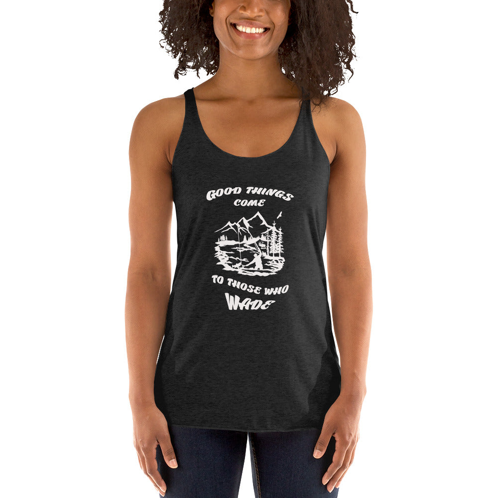 Good things come Women's Racerback Tank