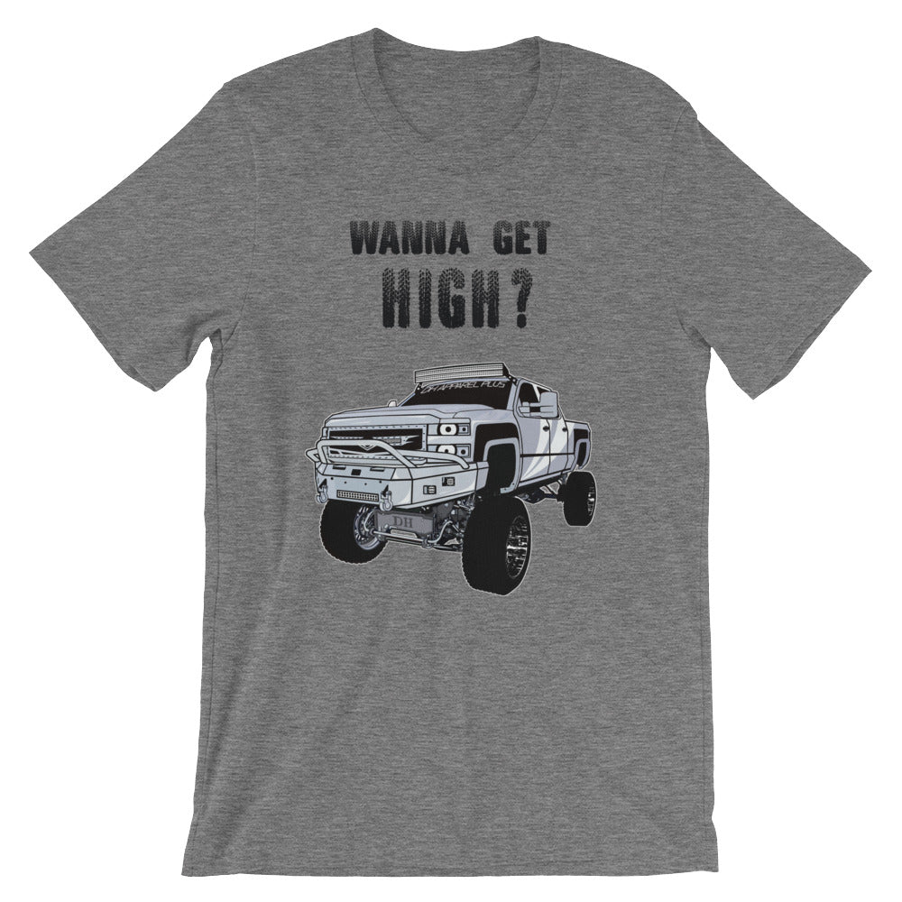 Get High Truck Short-Sleeve Unisex T-Shirt