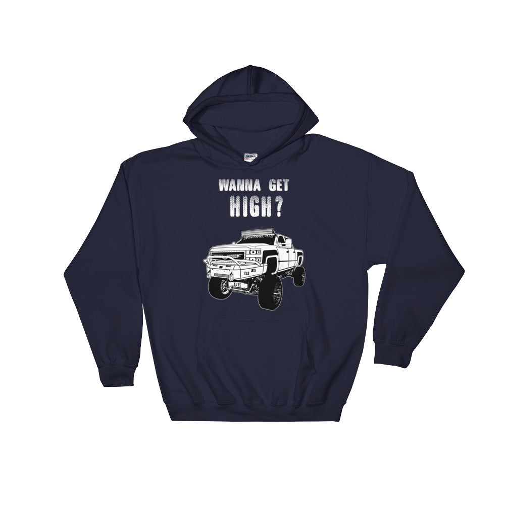 Get High Truck Hooded Sweatshirt