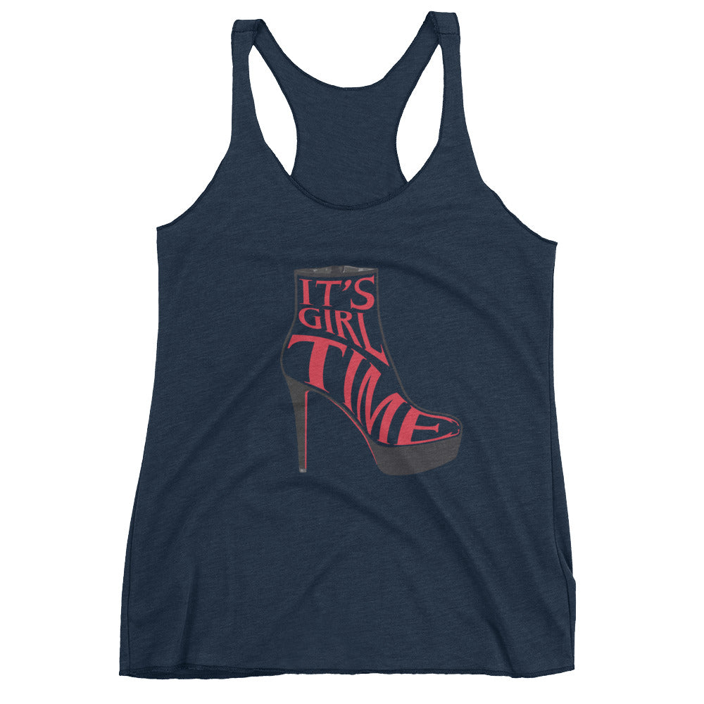 Girl time Heel Women's Racerback Tank