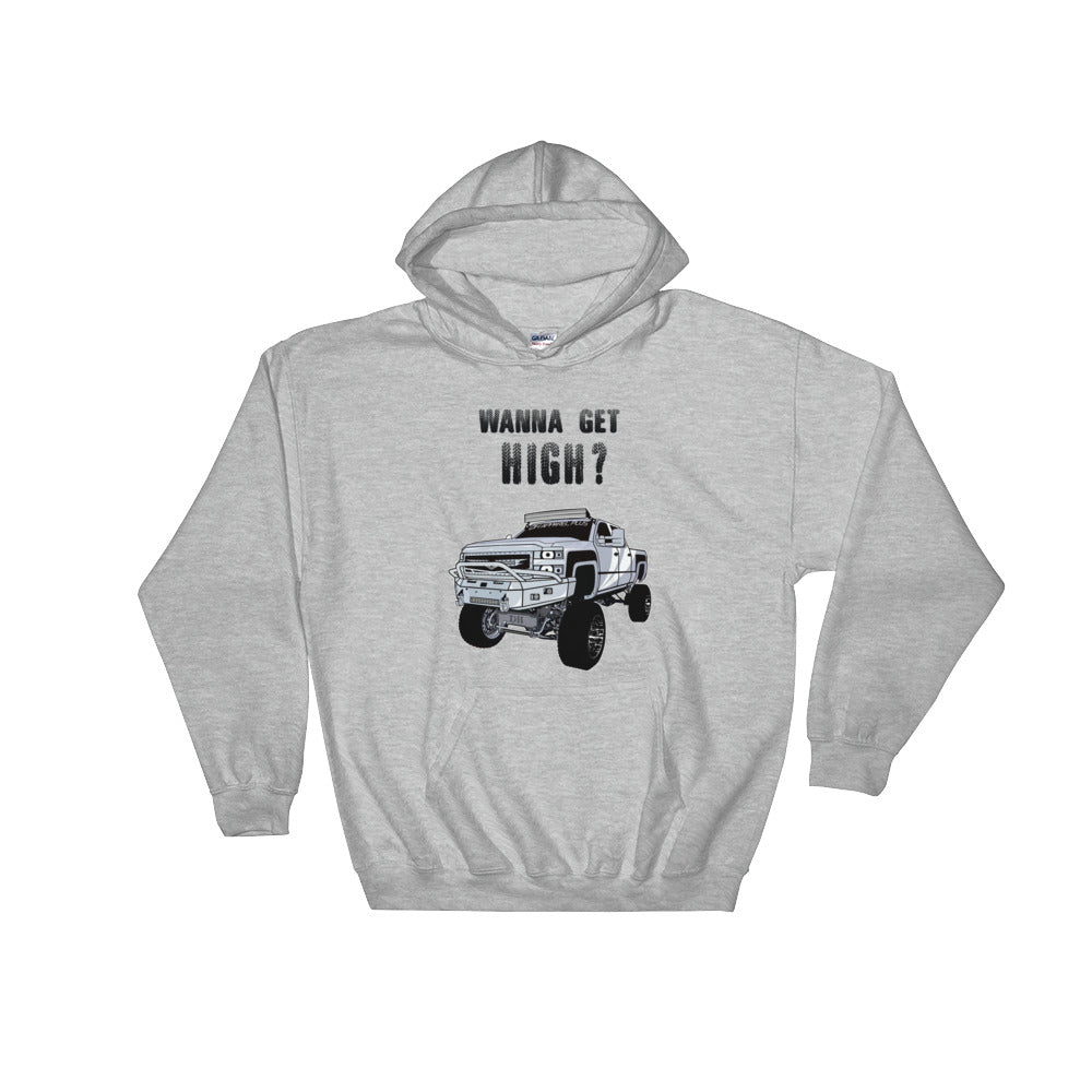 Get High Truck Hooded Sweatshirt