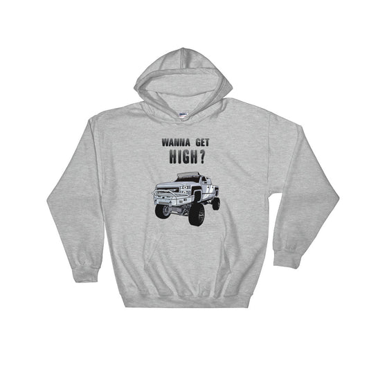 Get High Truck Hooded Sweatshirt
