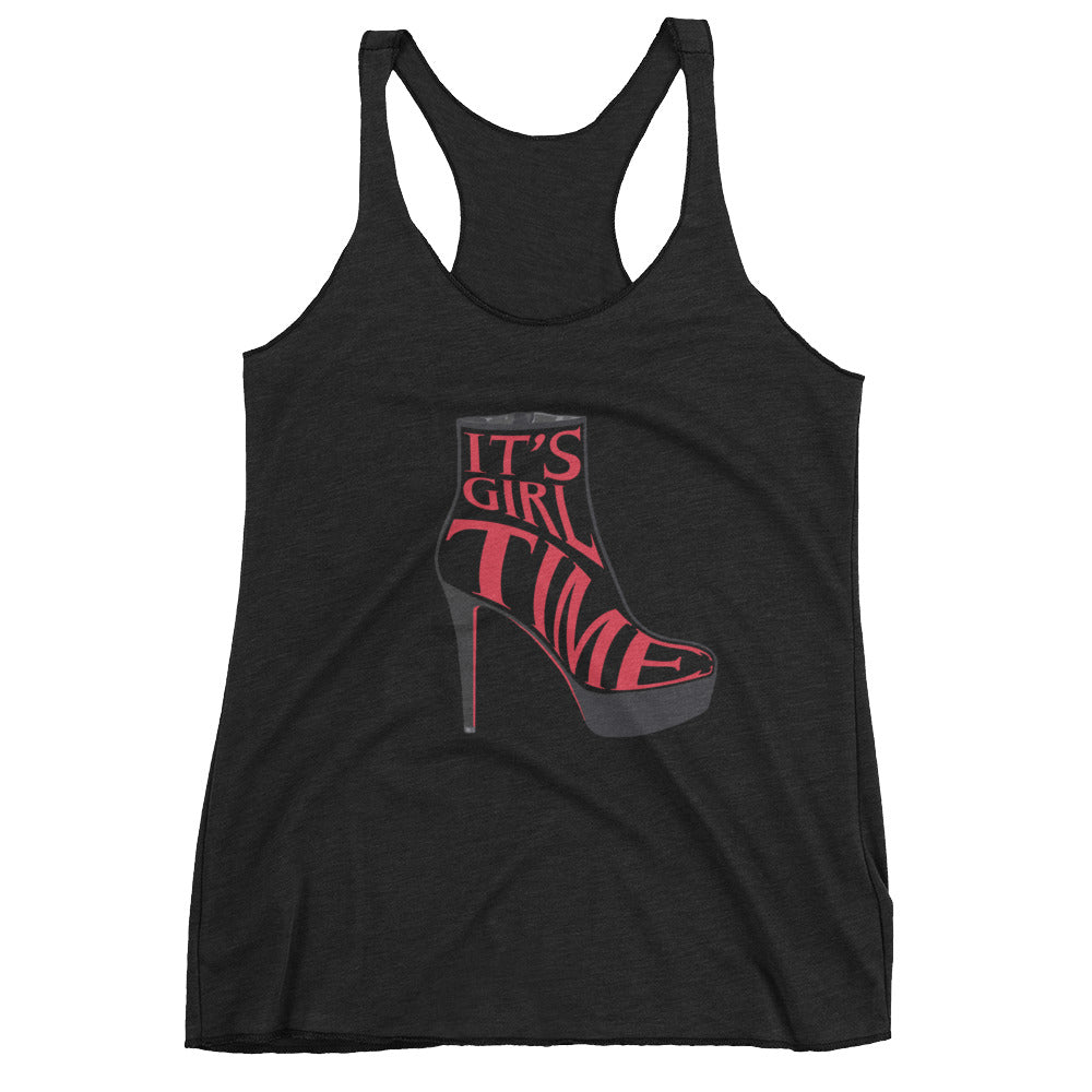 Girl time Heel Women's Racerback Tank