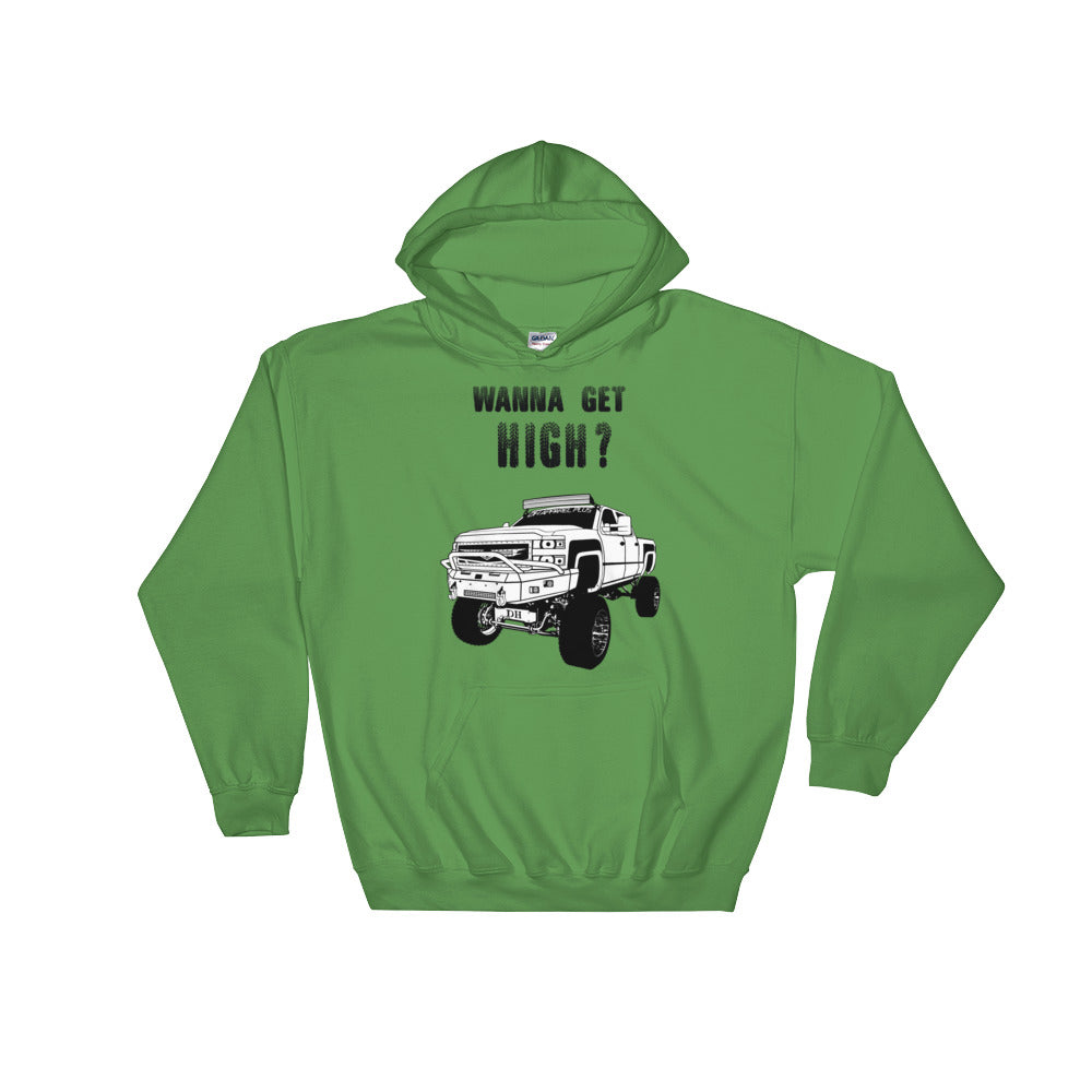 Get High Truck Hooded Sweatshirt