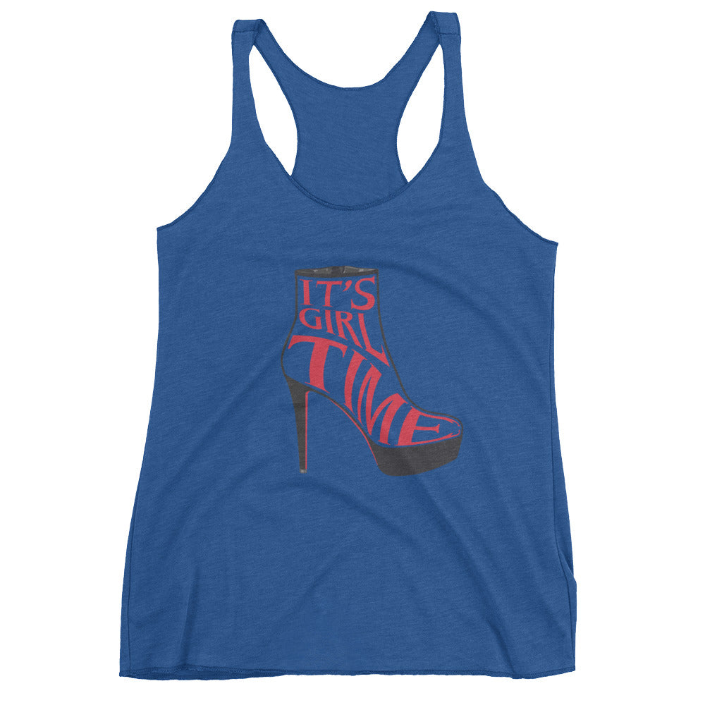 Girl time Heel Women's Racerback Tank