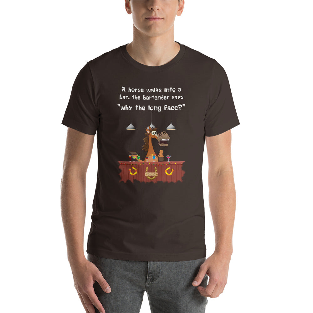 Horse & Bar Short-Sleeve Unisex T-Shirt