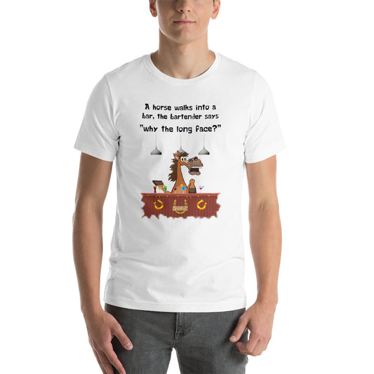 Horse & Bar Short-Sleeve Unisex T-Shirt
