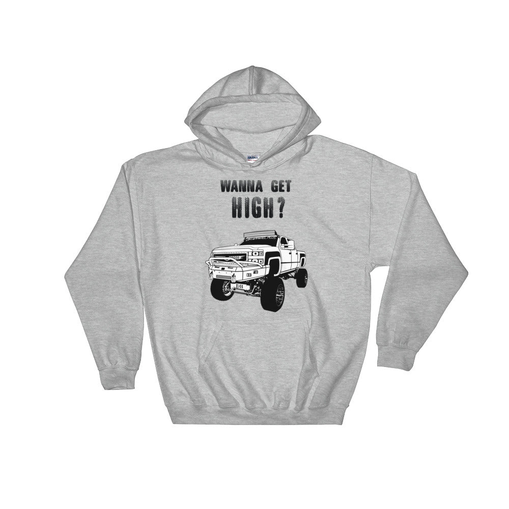 Get High Truck Hooded Sweatshirt
