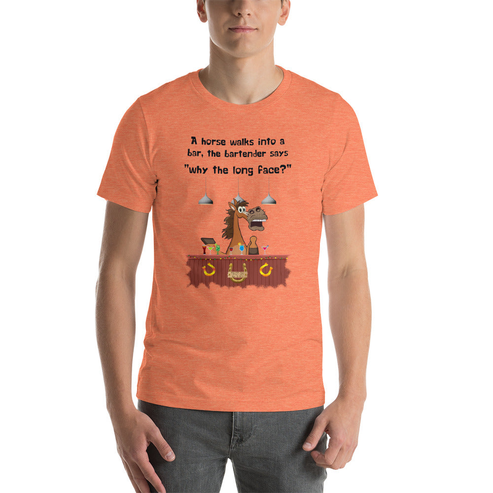 Horse & Bar Short-Sleeve Unisex T-Shirt