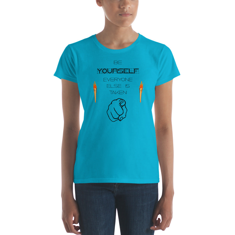 Women's short sleeve t-shirt Be Yourself