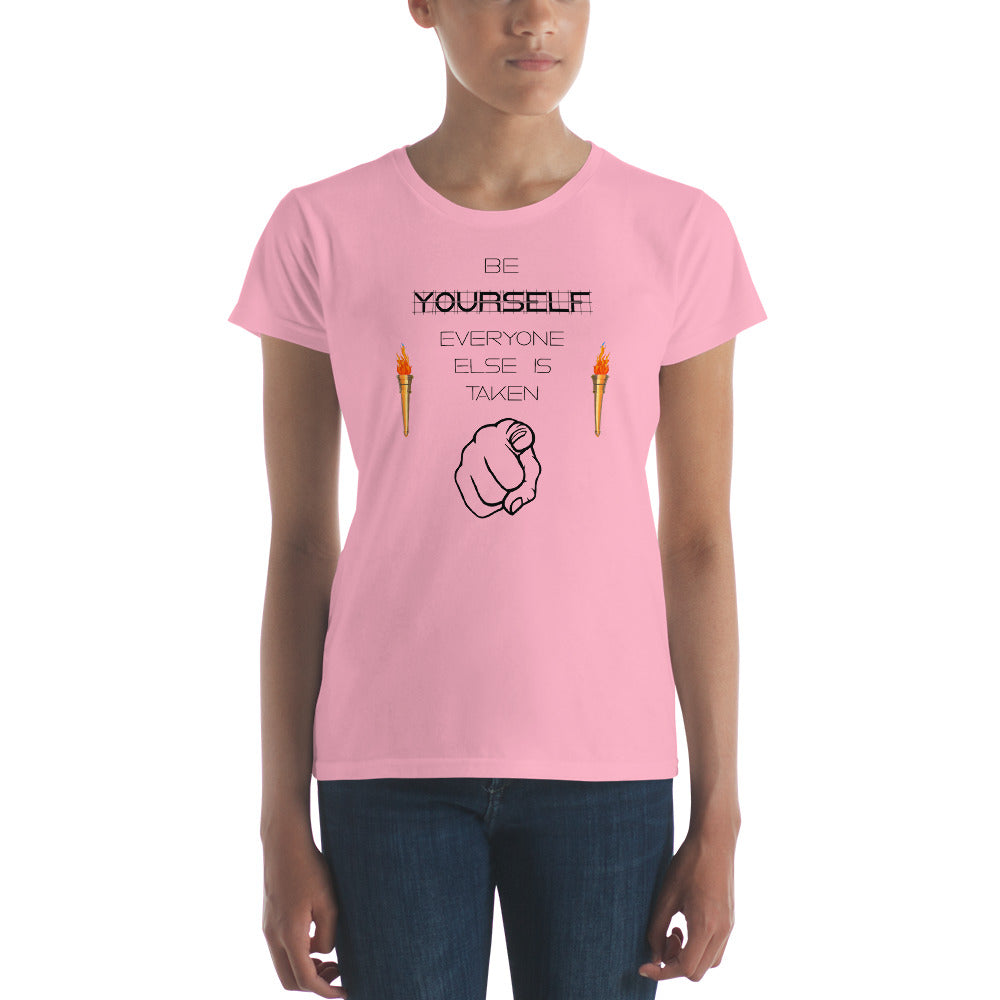 Women's short sleeve t-shirt Be Yourself