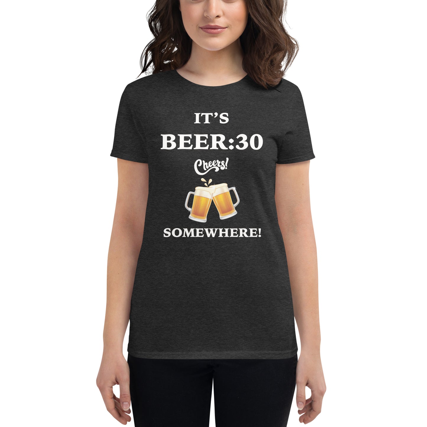 Women's short sleeve t-shirt Beer 30