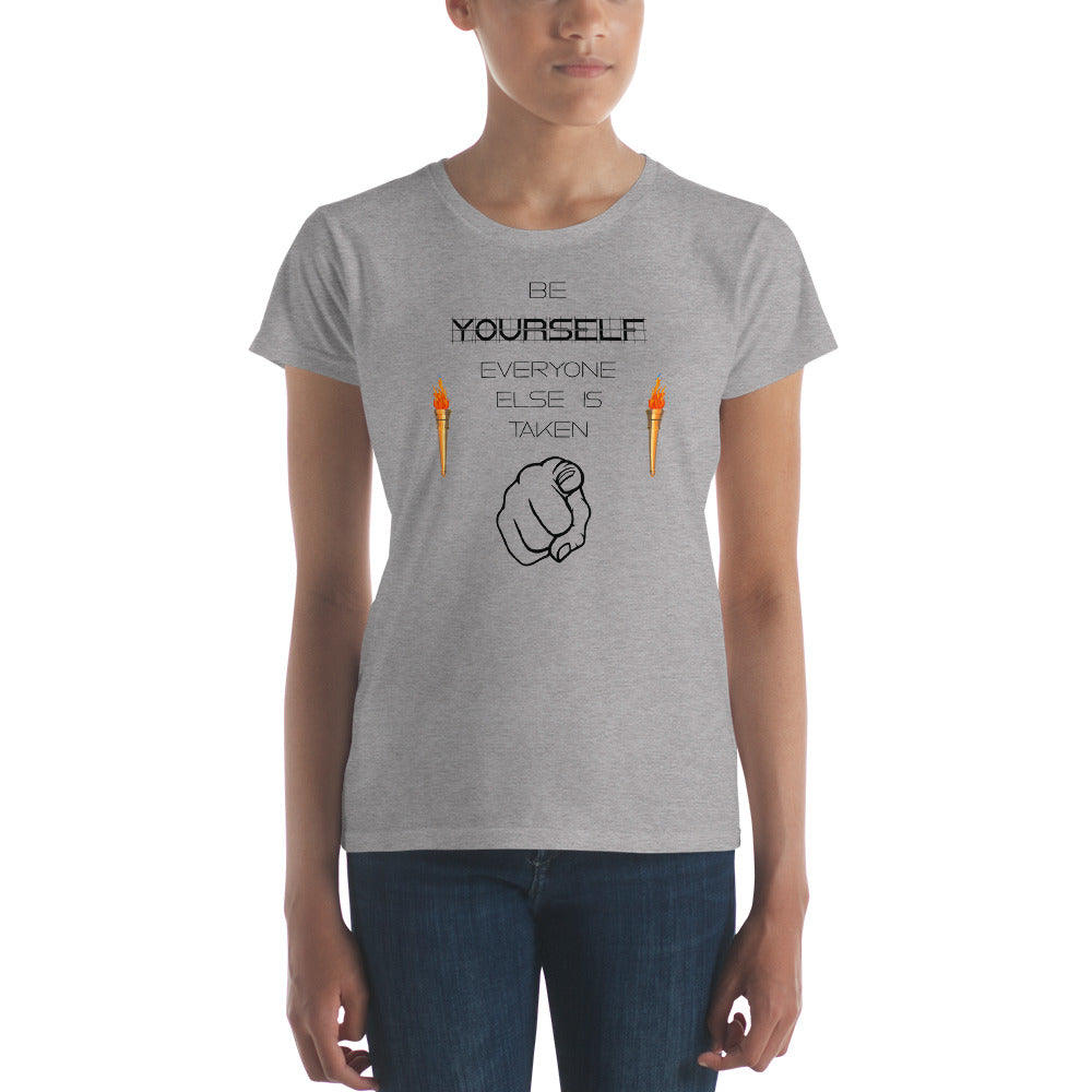 Women's short sleeve t-shirt Be Yourself