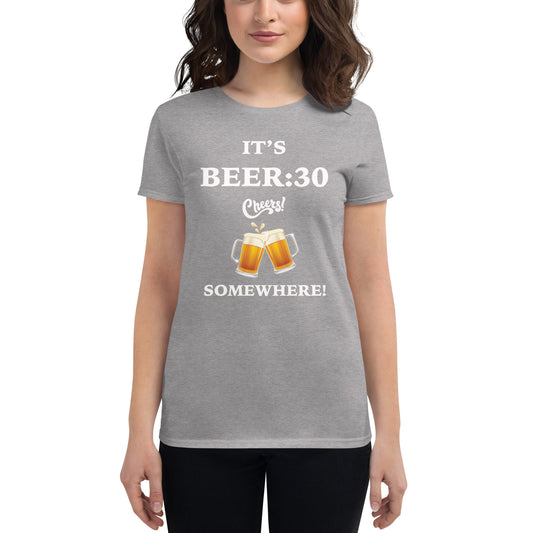 Women's short sleeve t-shirt Beer 30