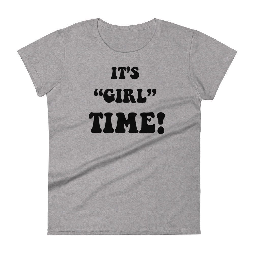 Women's short sleeve t-shirt Girl Time