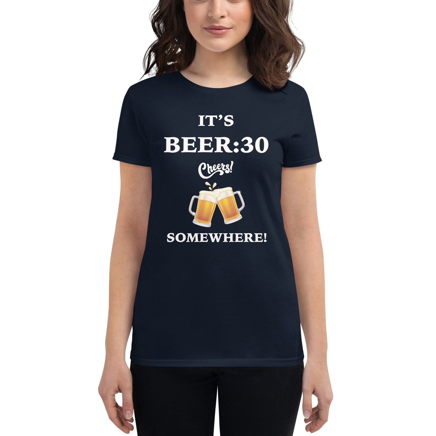 Women's short sleeve t-shirt Beer 30