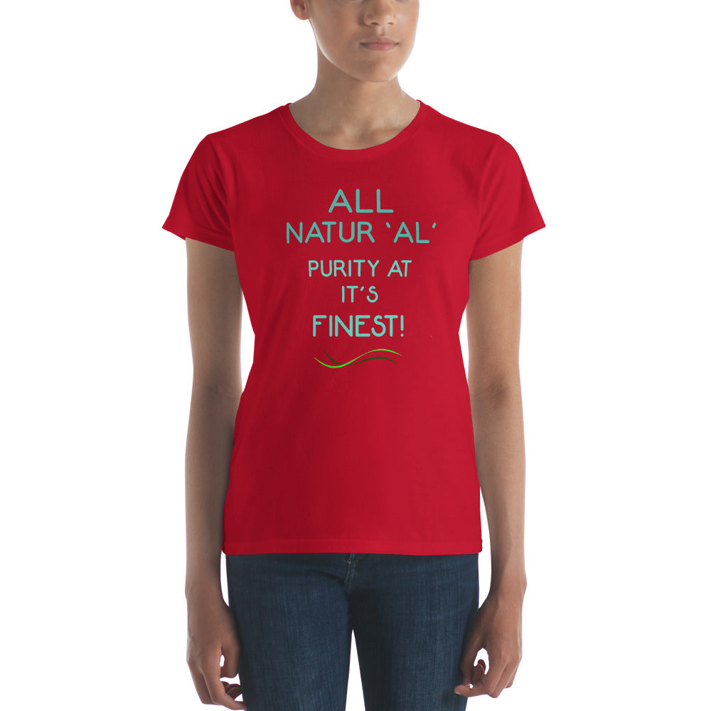 Women's short sleeve t-shirt All Natural